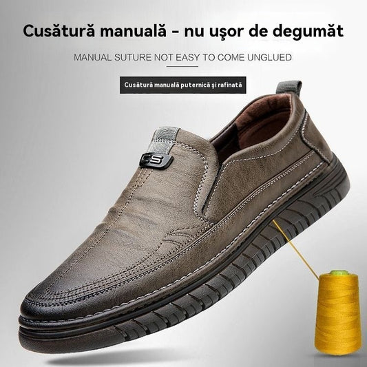 😝[39-44]👞Pantofi bărbătești din piele naturală moale – Confort total pentru bărbați maturi.3968069